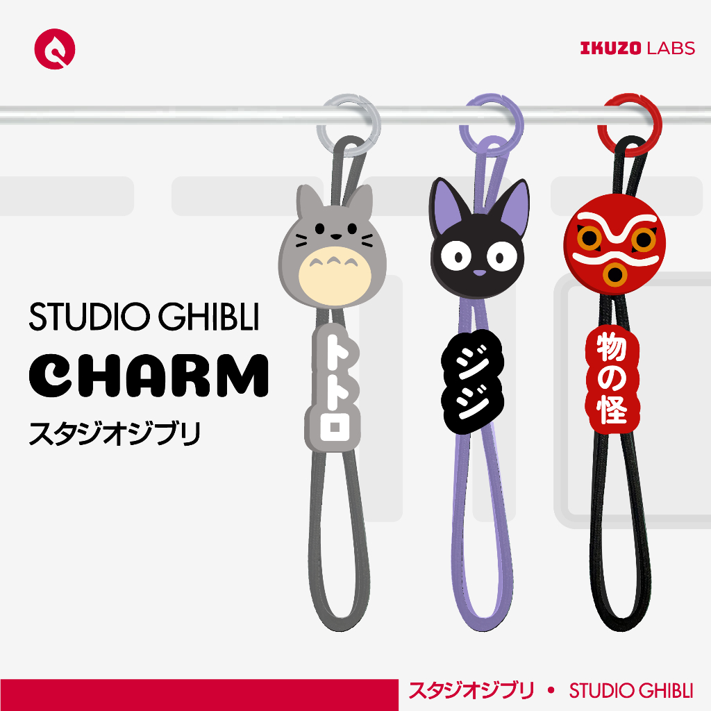Jual STUDIO GHIBLI CHARM BY IKUZOLABS | Gantungan kunci totoro ponyo ...