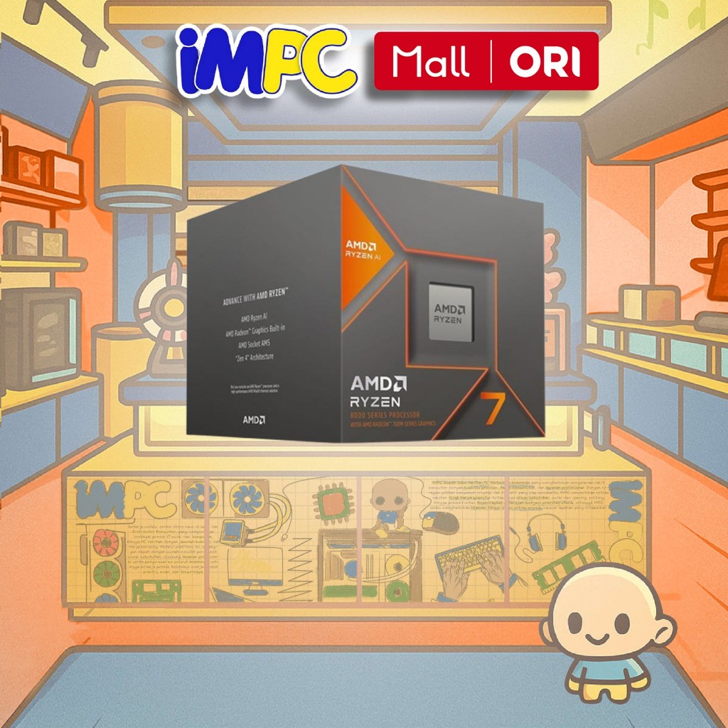 Jual AMD Ryzen 7 8700G Processor AM5 SOCKET WITH RADEON GRAPHIC - BOX ...