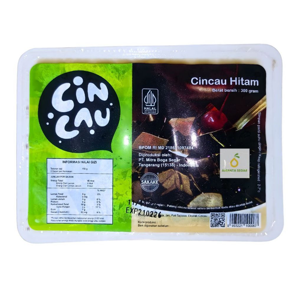 Jual Cincau Hitam 300g Siap Santap | Cincau Segar Siap Potong untuk Es ...