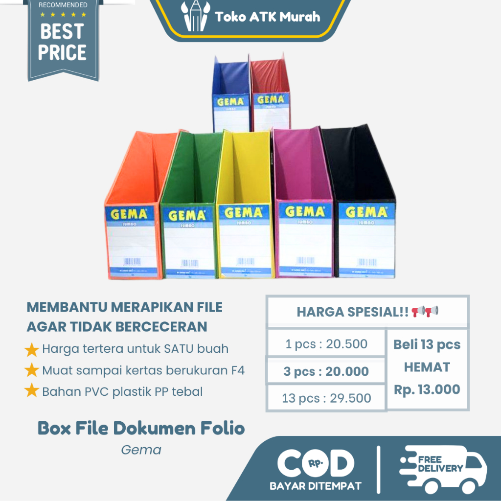 Jual Box File GEMA – Tempat Penyimpanan Dokumen & Arsip Kantor ...