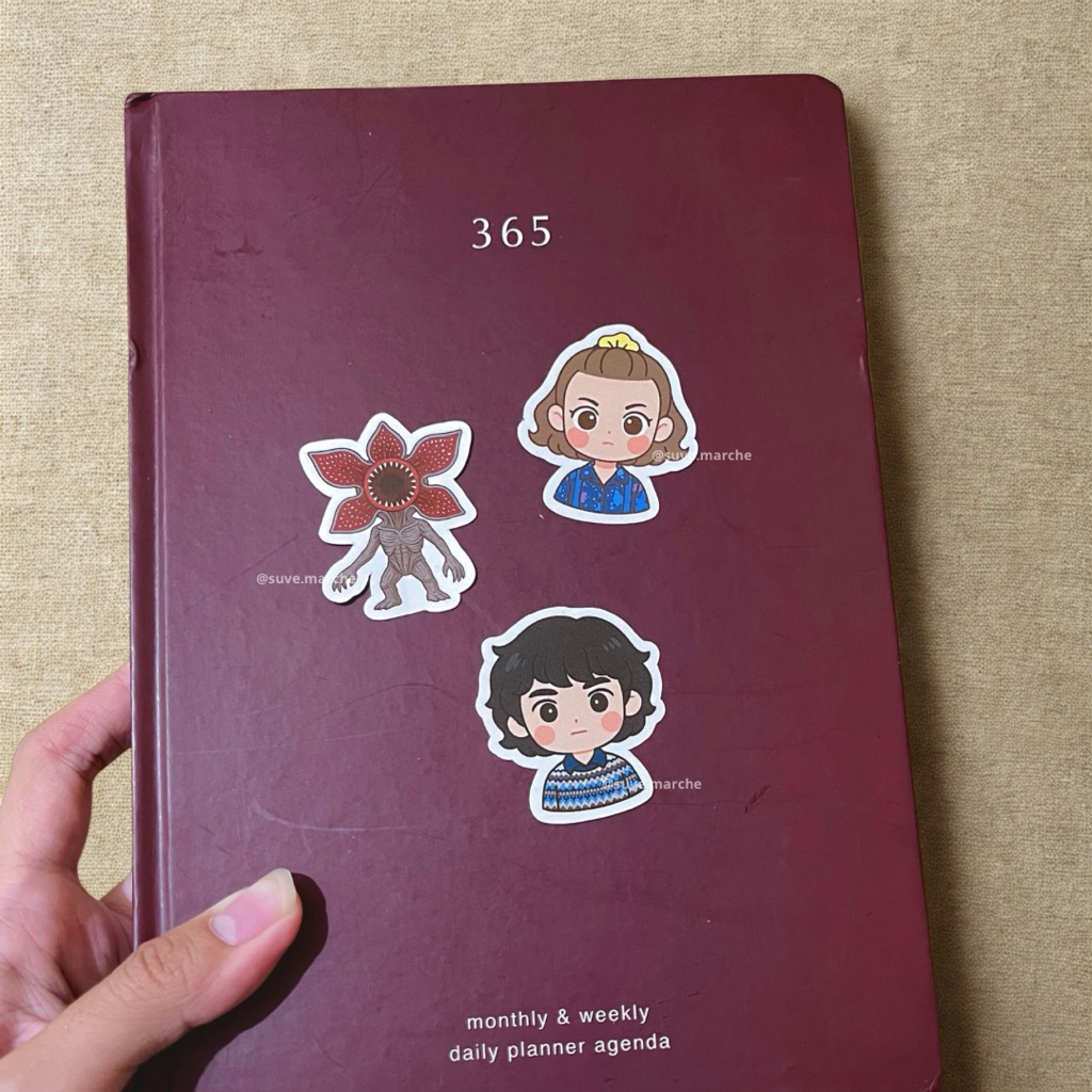 Jual Stranger Things Sticker || Stranger Things Merchandise Stiker Lucu ...