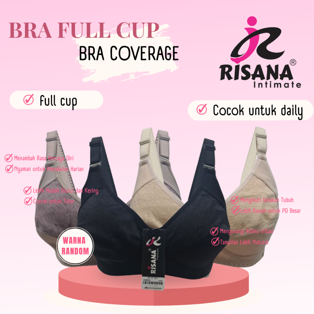 Jual RISANA - BH Basic Mama Big Size Tanpa Busa Dan Kawat BH RI 813 ...