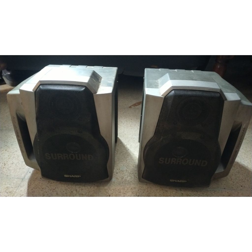 Jual Speaker Compo Pasif Sharp Simba sepasang | Shopee Indonesia