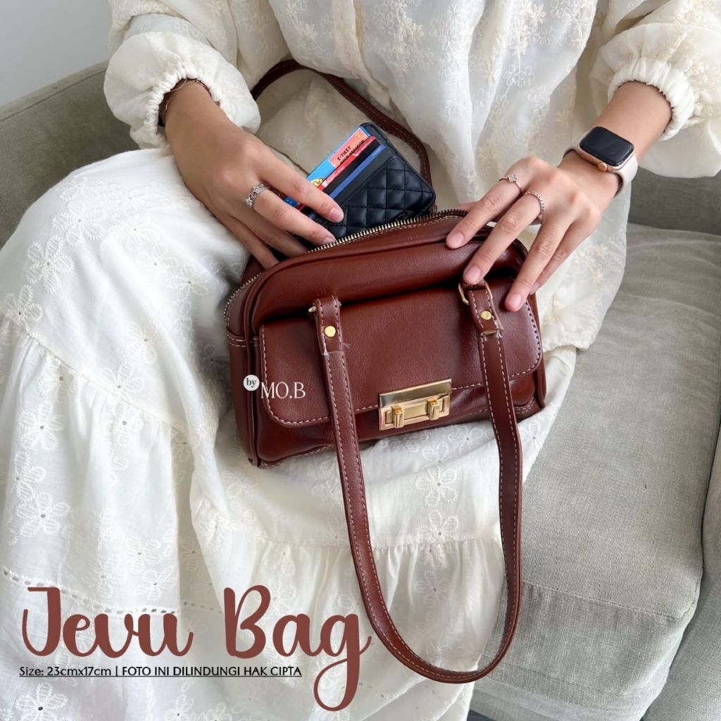 Jual Jevu Black Tas Bahu Wanita Korea Murah Tas Shoulder Terbaru ...