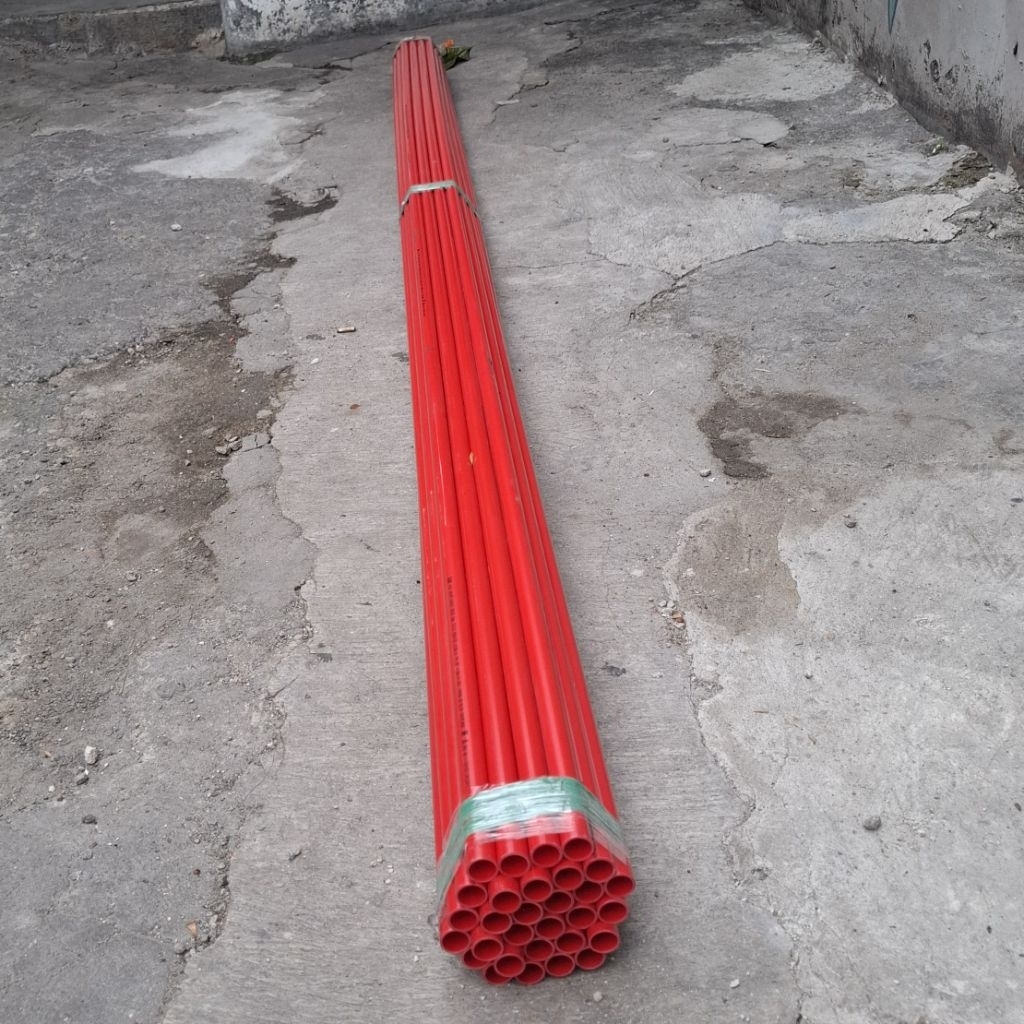 Jual Pipa PVC Red Merah Merk Boss 20mm / Pipa Clipsal 20mm 1 ikat 30 ...