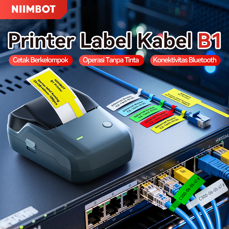 Jual Niimbot B1 Printer Label Pemutus Sirkuit Kabel Komunikasi Kabel ...