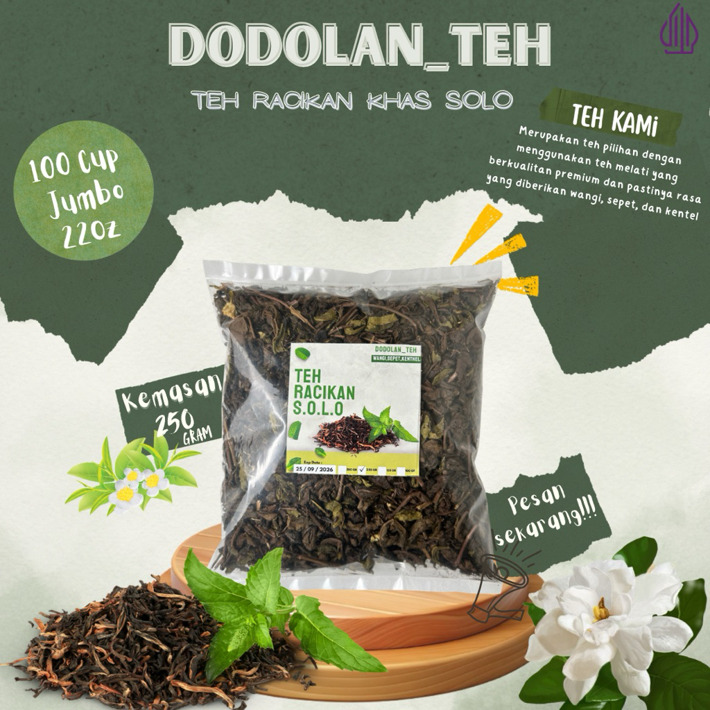 Jual TEH RACIKAN SOLO (Asli Khas Solo) 250gr | Shopee Indonesia