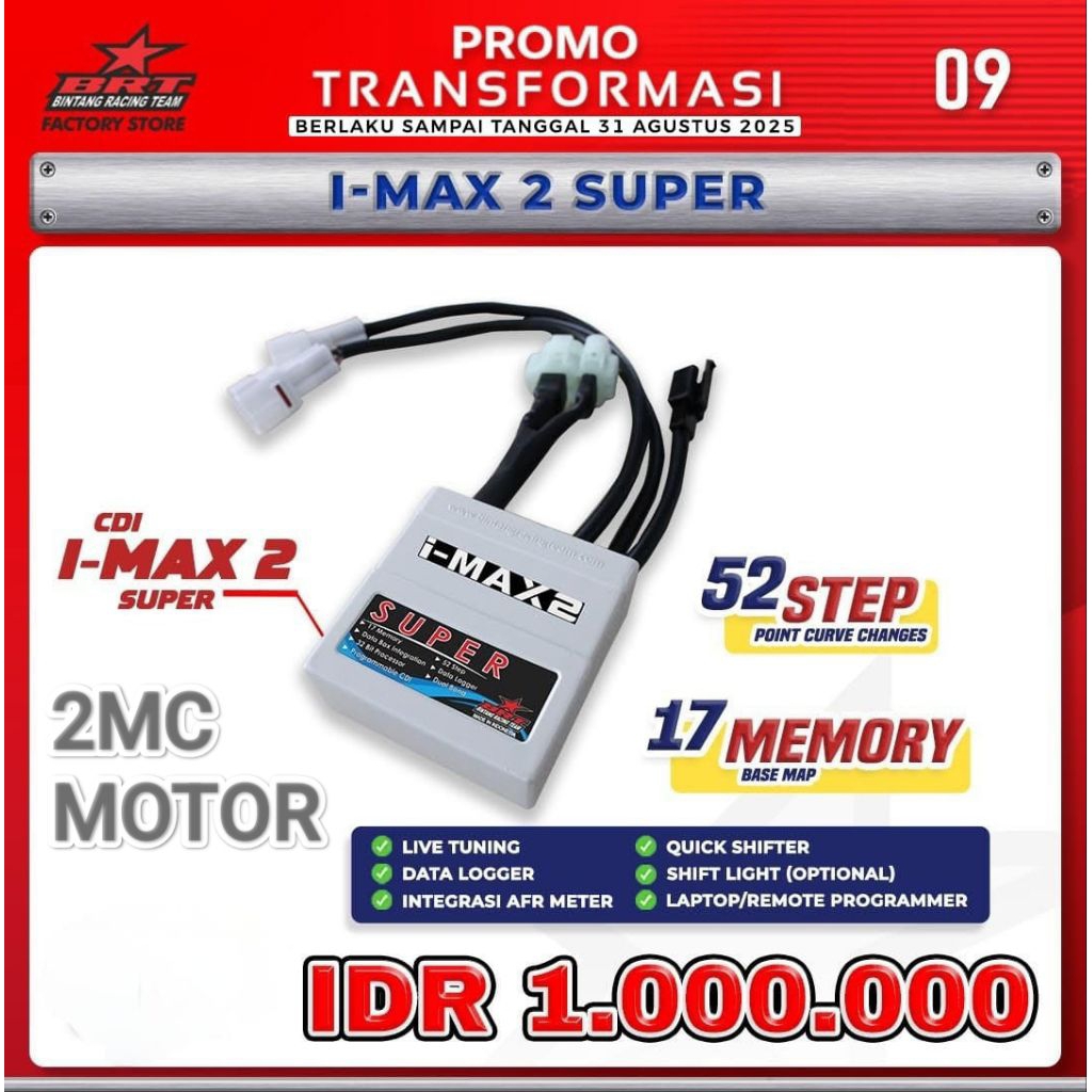 Jual CDI I-Max Super Pro BRT-BINTANG RACING TEAM | Shopee Indonesia