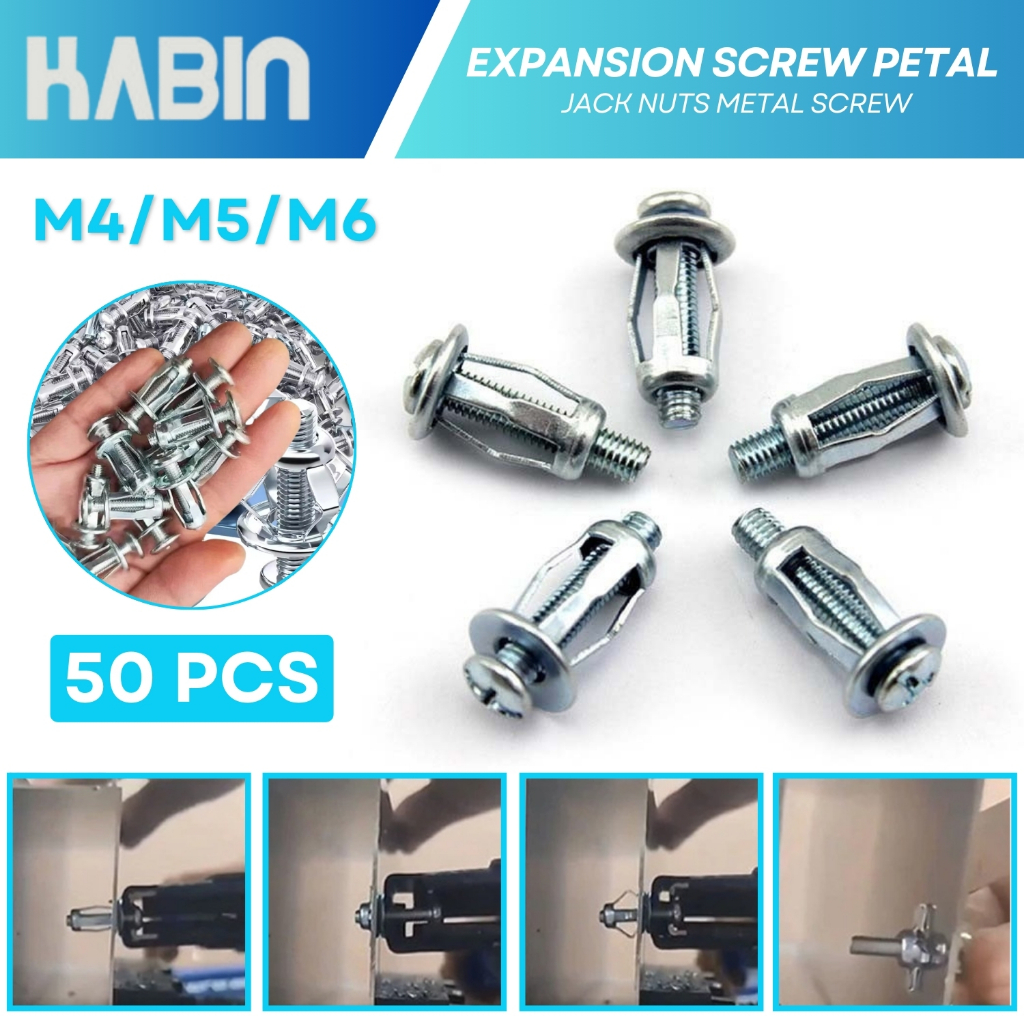 Jual Jack Nut Rivet Plat Metal Mur Baut Drat Sekrup Fisher M4 M5 M6 ...