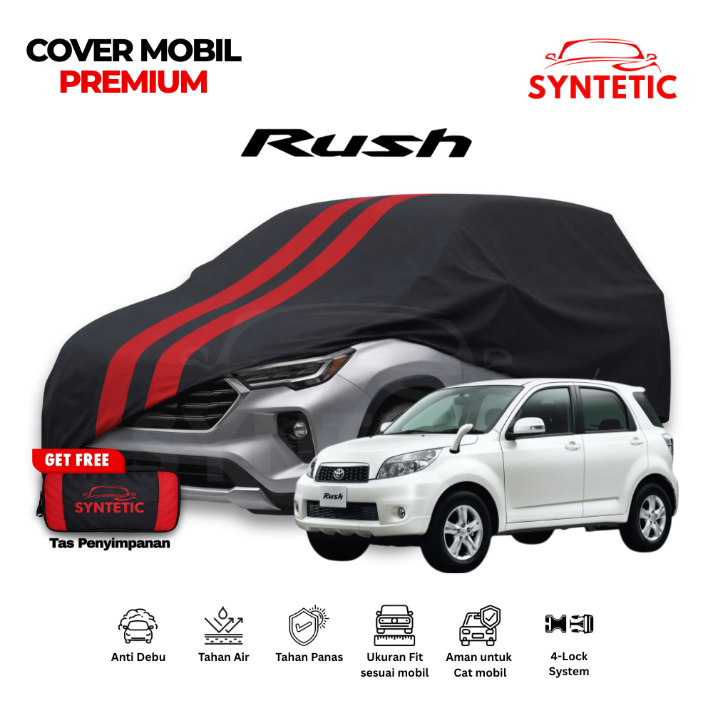 Synthetic | Car Body Cover Premium Rush Terios – Sarung Mobil Waterproof & Anti Panas Outdoor Indoor