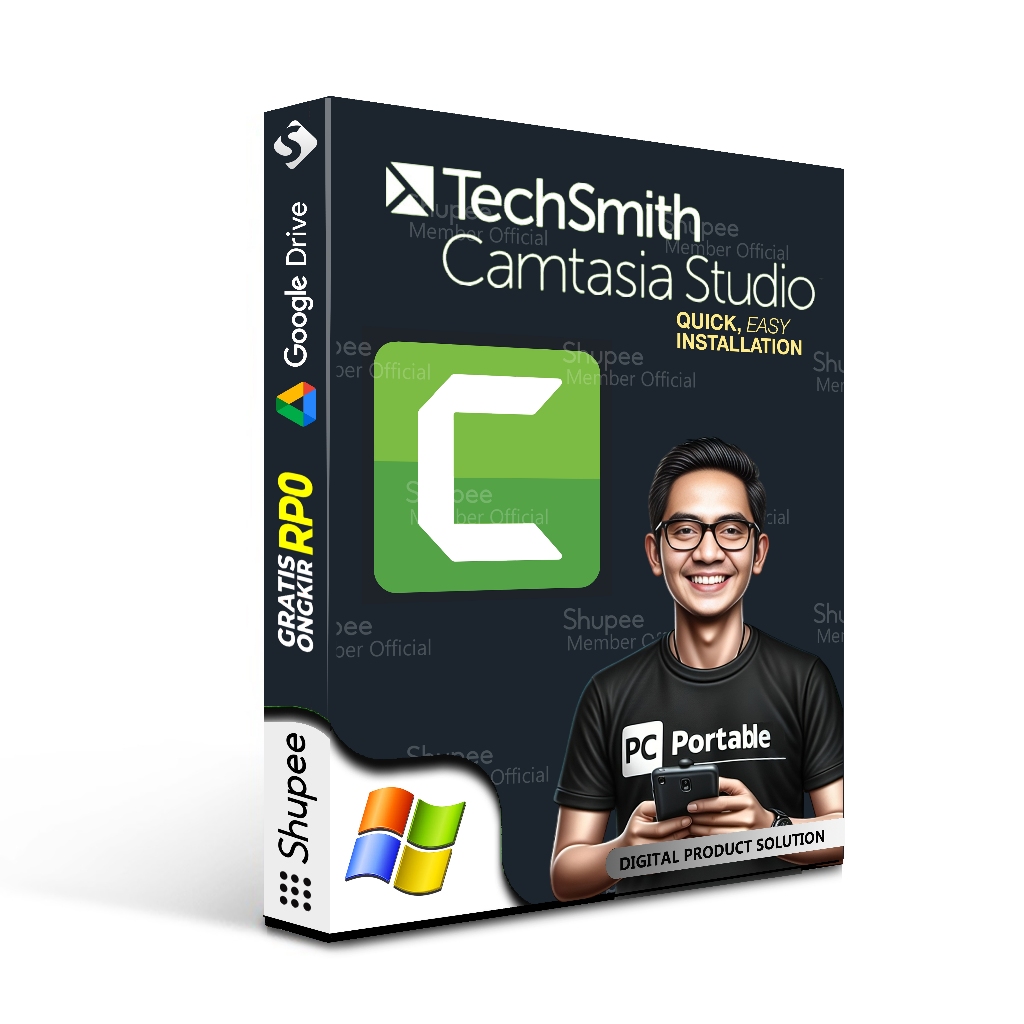 Jual Camtasia 2024 2025 2026 TechSmith Camtasia || Full Edition ...