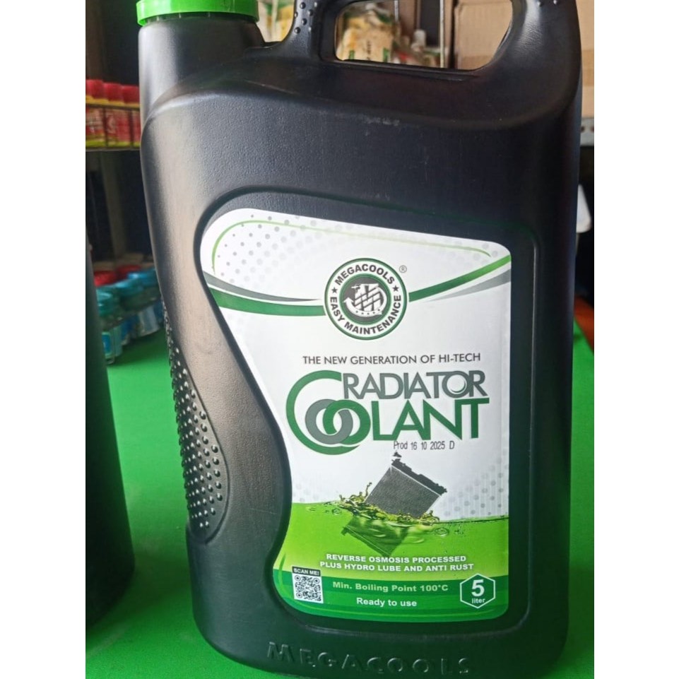 Jual Megacools Radiator Coolant Warna Hijau Isi 5 Liter | Shopee Indonesia