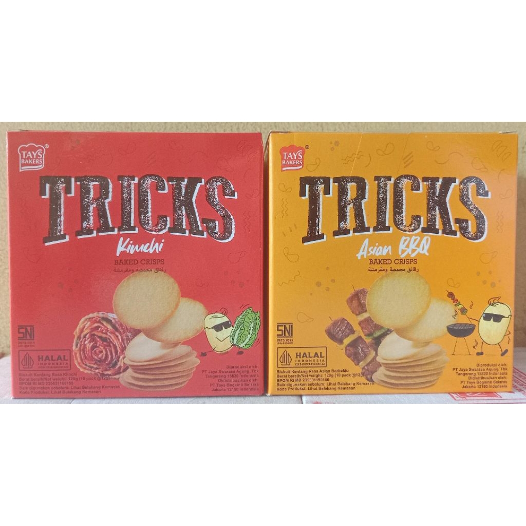 Jual Tricks Potato Asian BBQ Potato Rasa Kimchi Asli Box Isi 10 Pcs ...