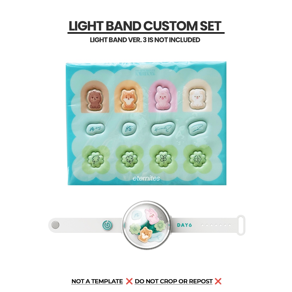 Jual [ READY STOCK / OFFICIAL ] DAY6 LIGHT BAND LB CUSTOM SET BANG
