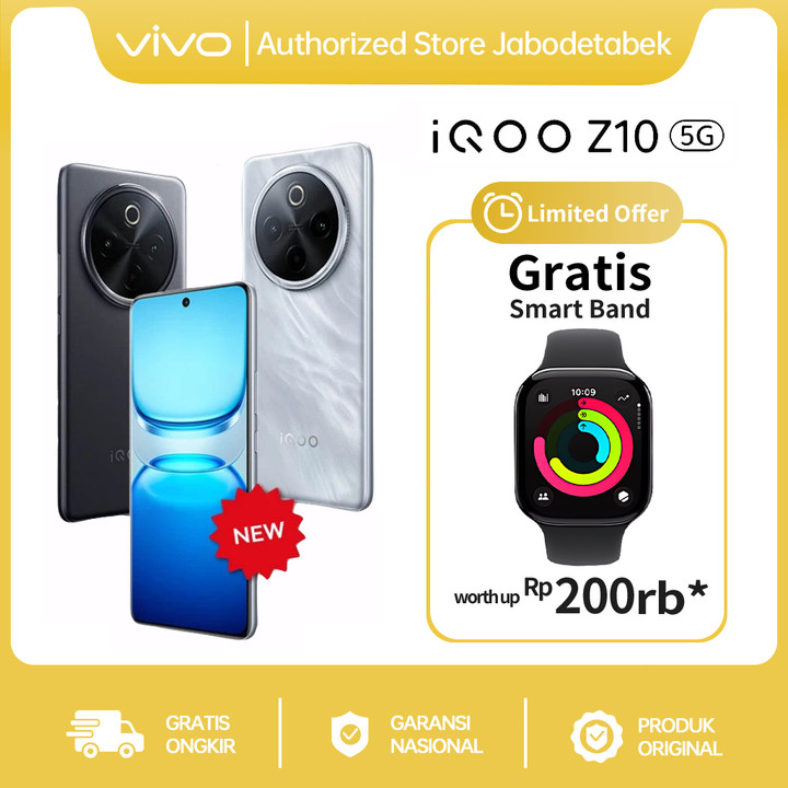 vivo iQOO Z10, 7300mAh + 90Watt, Snapdragon 7s Gen 3, AnTuTu 822,705, 120Hz Quad
