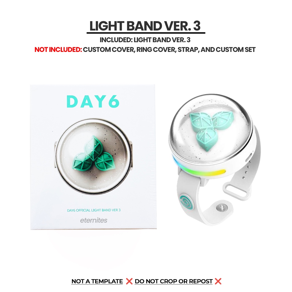 Jual [ READY STOCK / OFFICIAL ] DAY6 2025 VER. LIGHT BAND LB