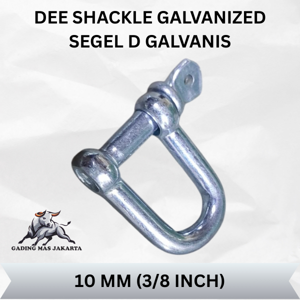 Jual Shackle Segel D Galvanis 10 mm M10 3/8 Inch Dee Galvanized Bow ...