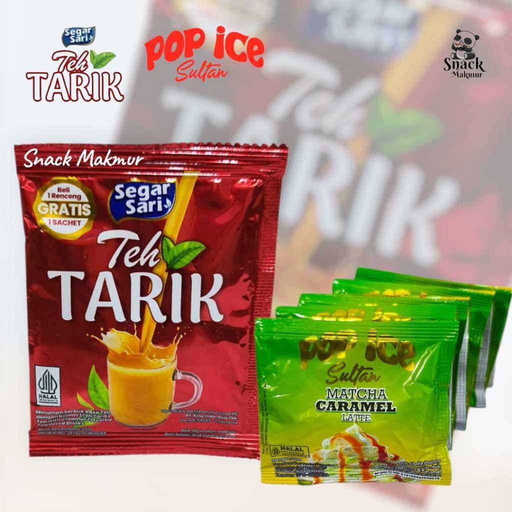 Jual SEGAR SARI TEH TARIK CREAMY SUSU DAN POP ICE SULTAN MATCHA CARAMEL ...