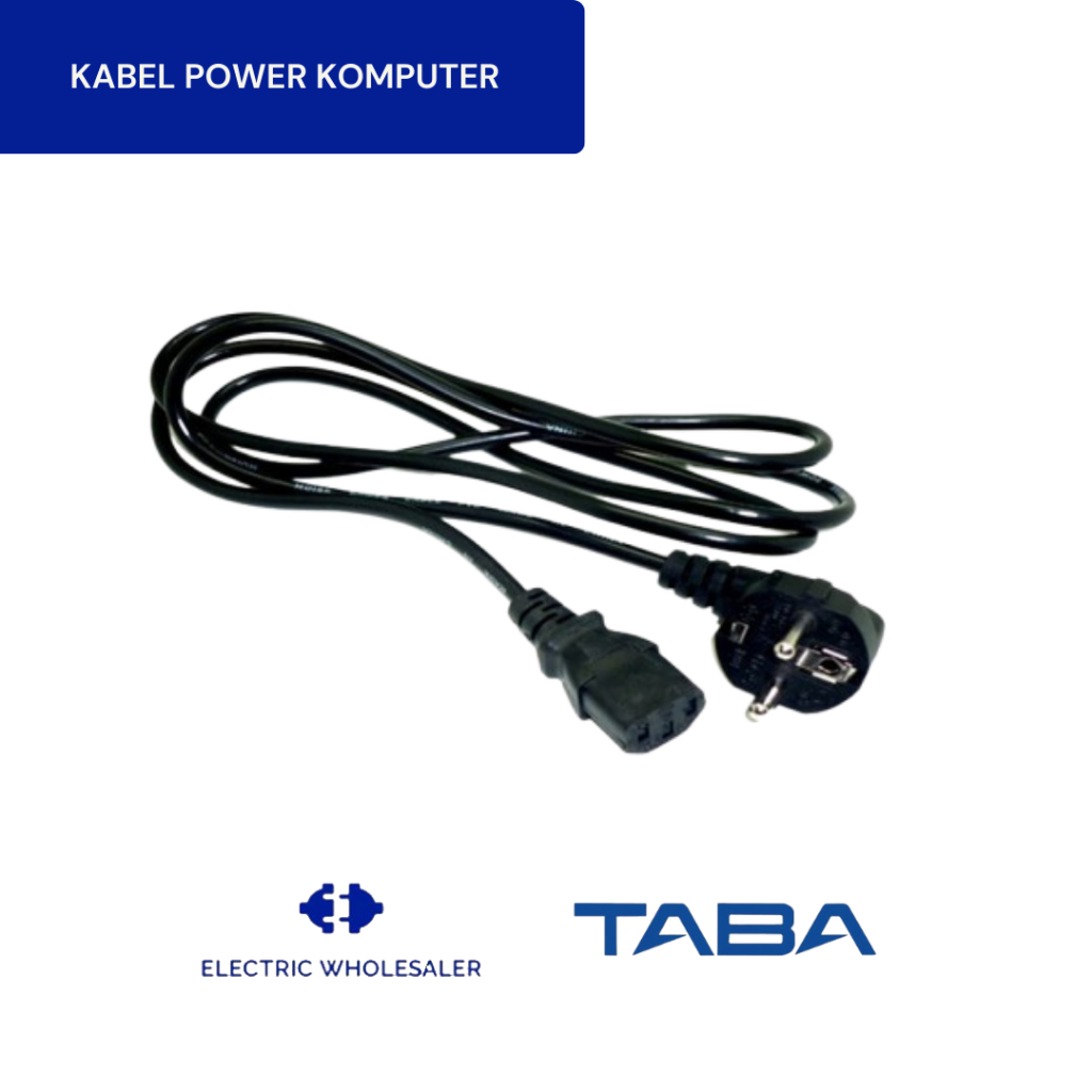 Jual KABEL POWER KOMPUTER / KABEL POWER LAPTOP / KABEL POWER 2PIN ...