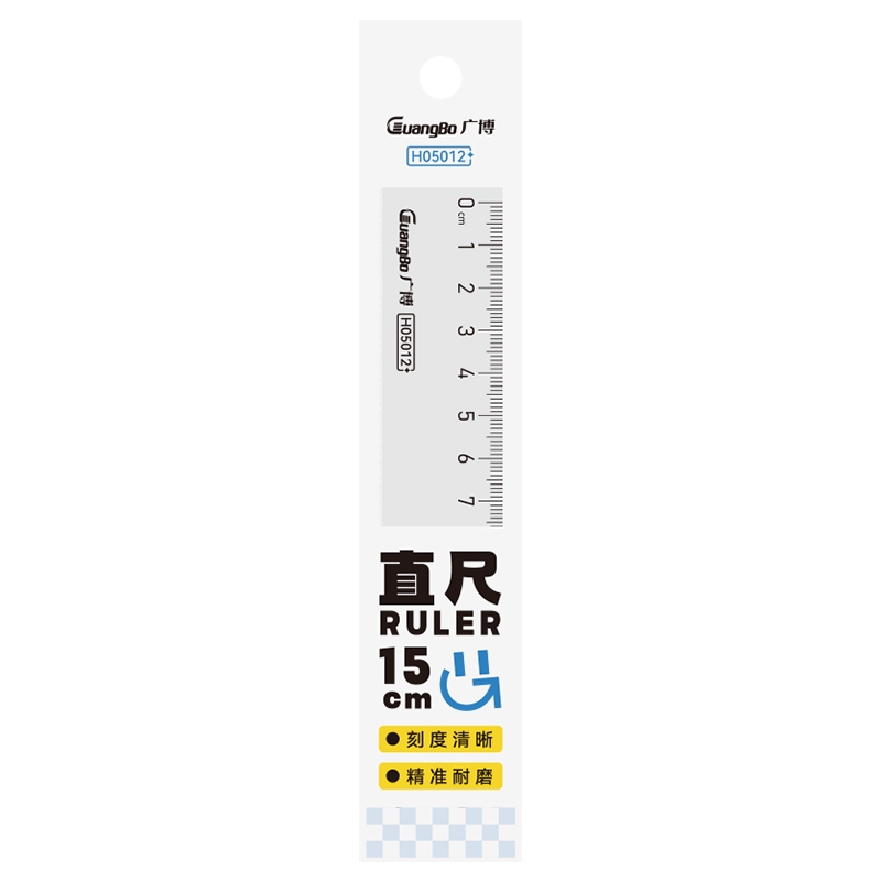 Jual Guangbo School Ruler Penggaris 15\20 cm Transparan Keperluan ...