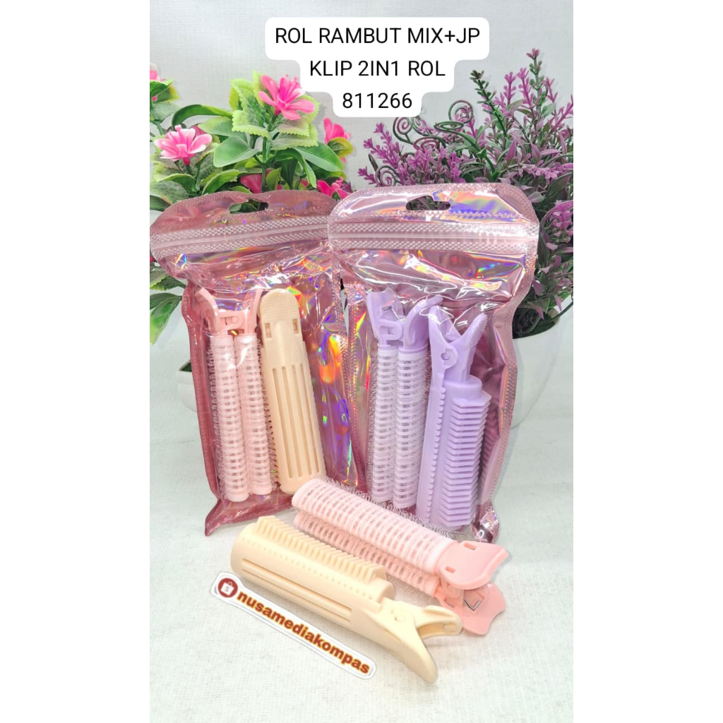 Jual ROL RAMBUT MIX + JP KLIP 2IN1 ROL 1402 0026 | Shopee Indonesia