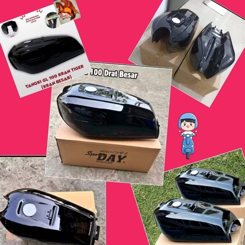 Jual TANGKI TENGKI BENSIN FUEL TANK RXK RX KING GL 100 GLK WIN HIGH ...