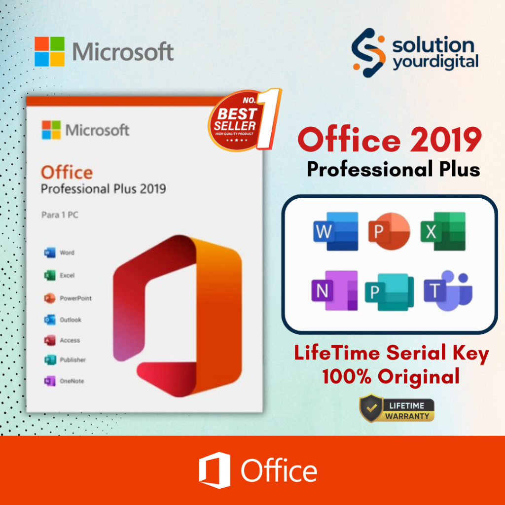Jual License Office 2019 Professional Plus Lifetime Serial Key for ...