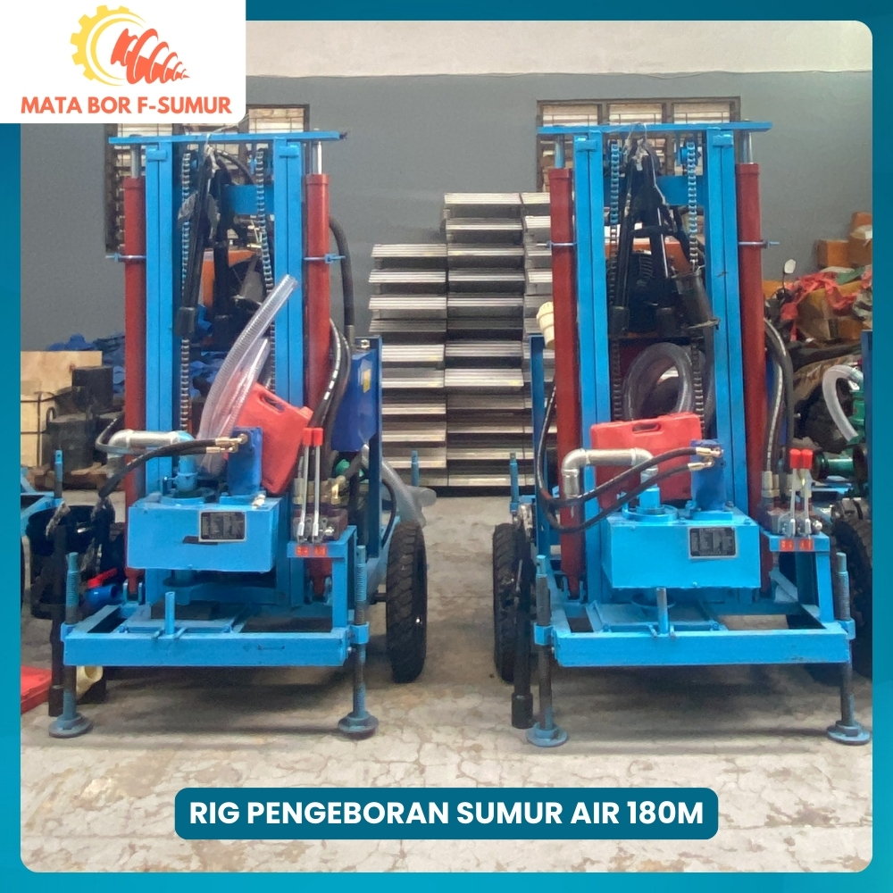 Jual Rig Bor Sumur DR-180 Diesel Kedalaman 180M - Mesin Bor Air ...