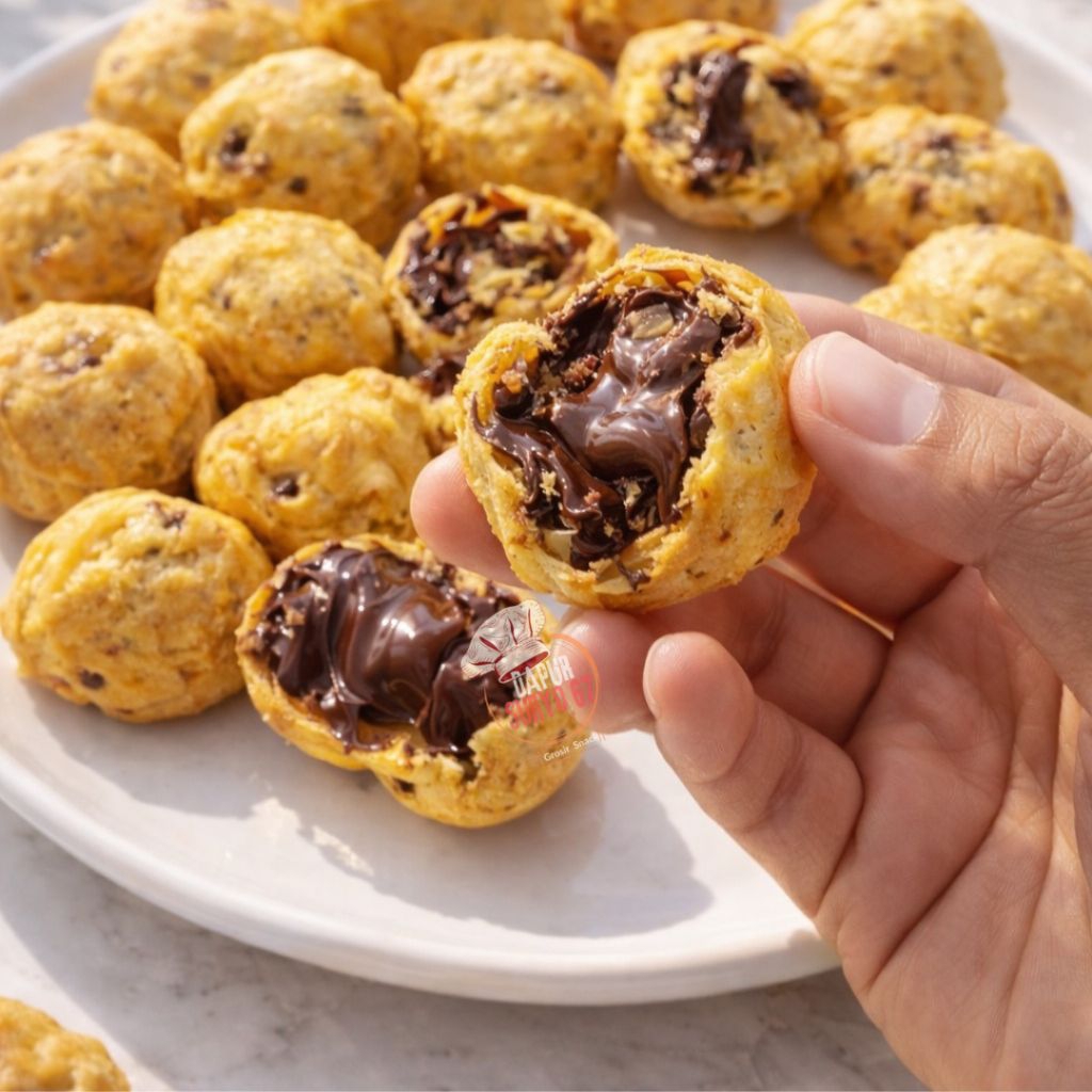 Jual COD Soes Coklat Cokelat 500g / 1kg - kue Sus Kering Isi Coklat ...