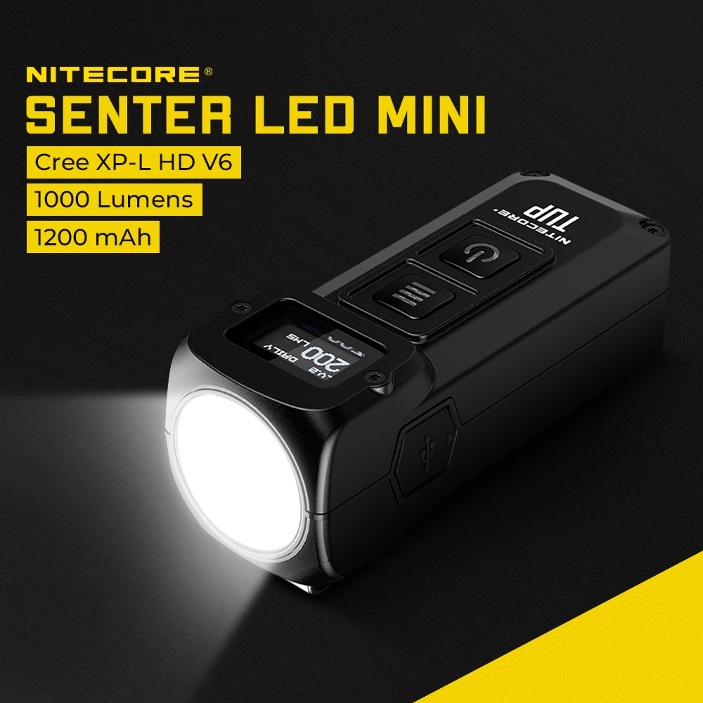 Jual Senter LED Mini USB Recharge Cree XP-L HD V6 1000 Lumens - TUP ...