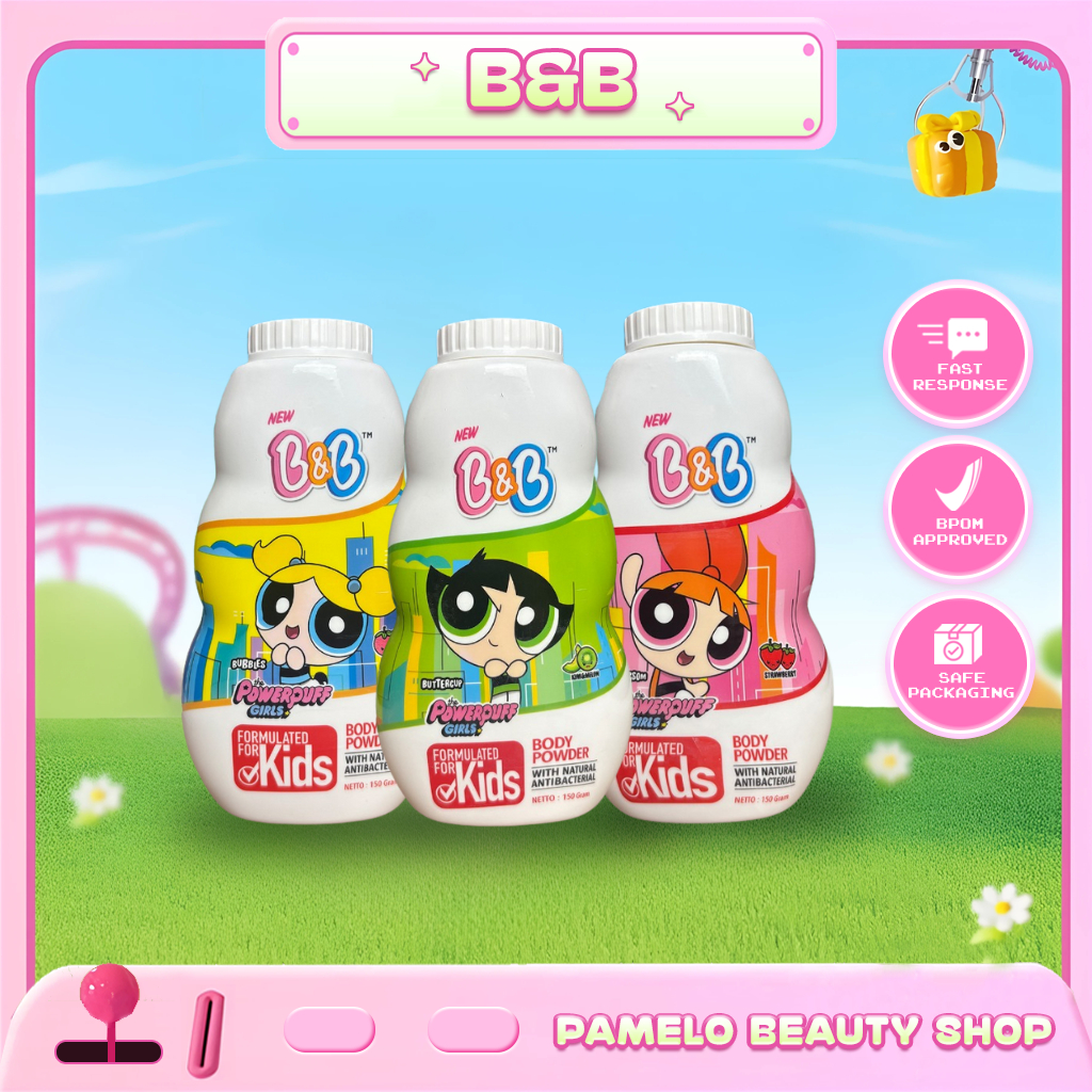 Jual B&B Powder 150gr & 60gr | Powerpuff Girls | My Little Pony ...