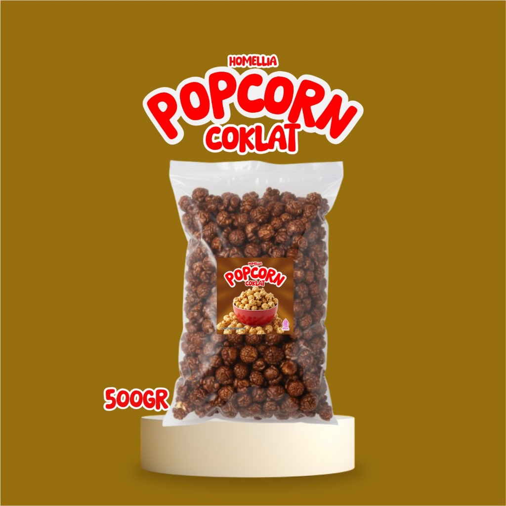 Jual HOMELLIA Premium POPCorn Rasa Coklat 500gr | Shopee Indonesia