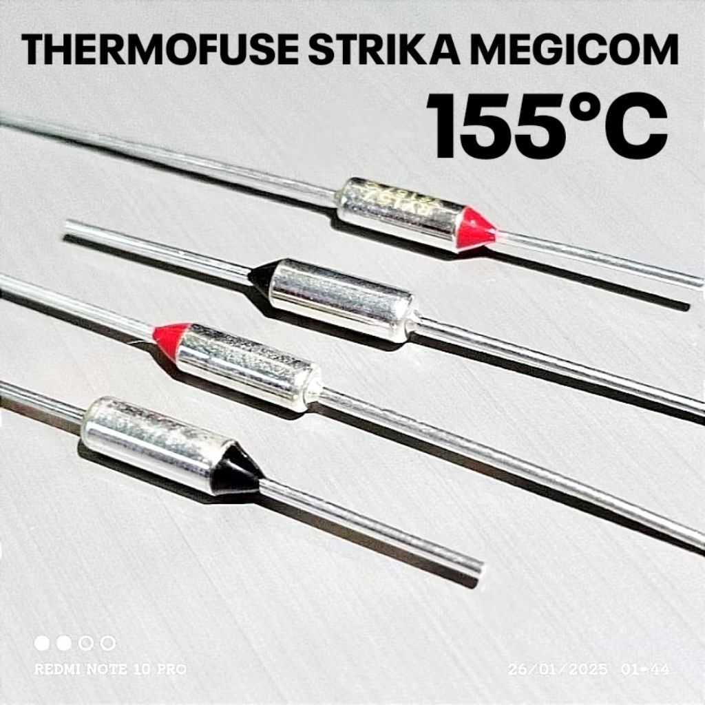 Jual FUSE THERMAL THERMOFUSE TERMOFUSE 10A 250V 155°C MAGIC COM SETRIKA ...