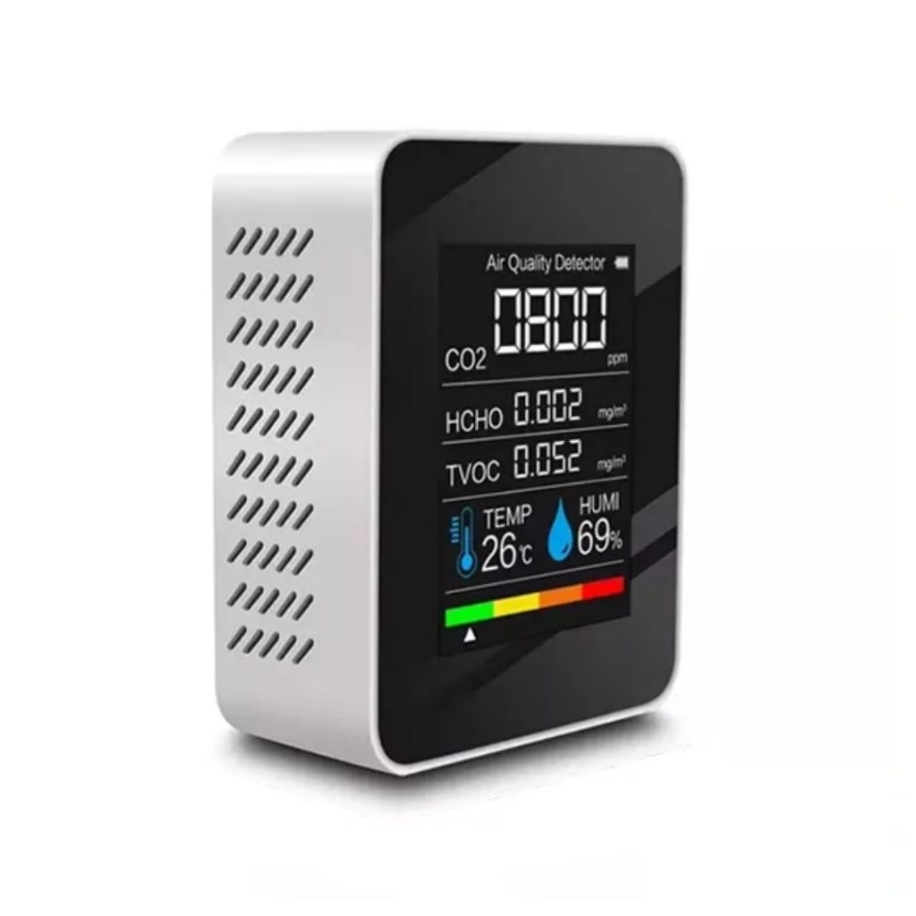 9in1 Luftqualitätsmessgerät – PM2.5, PM10, TVOC, AQI, Feinstaub-Detektor