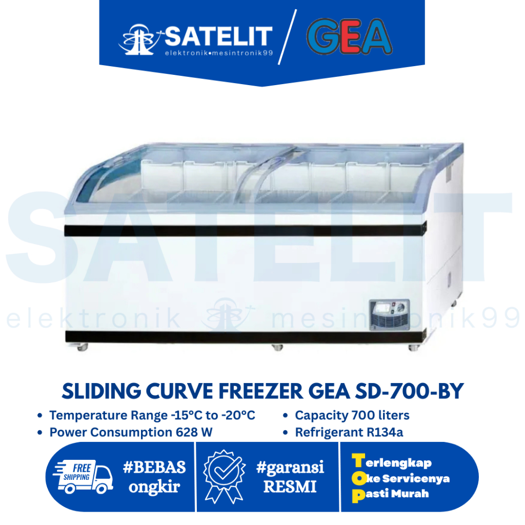 Jual FREEZER BOX SLIDING / CHEST FREEZER / FREEZER SLIDING GEA SD700BY ...