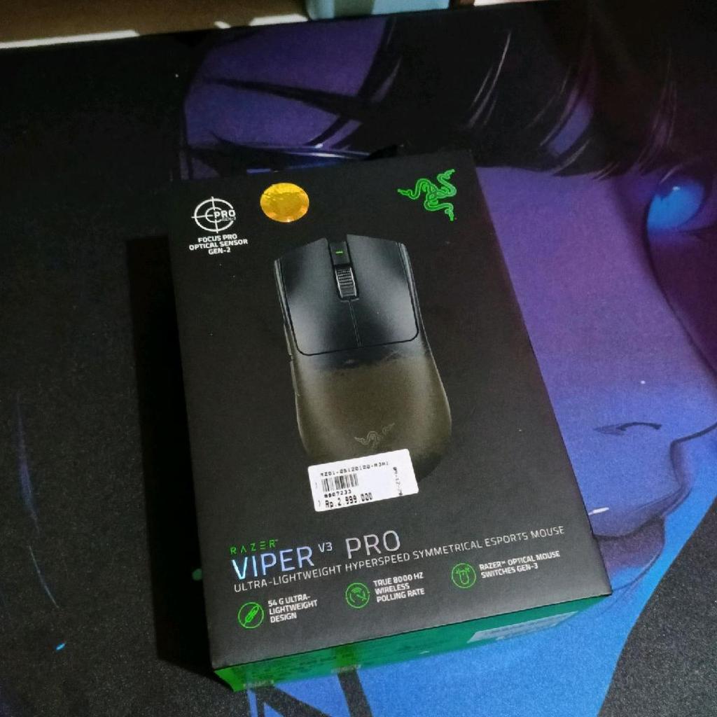 Jual Razer Viper V3 Pro 8K BLACK 8K - WIRELESS Scyrox V6 V8 logitech ...