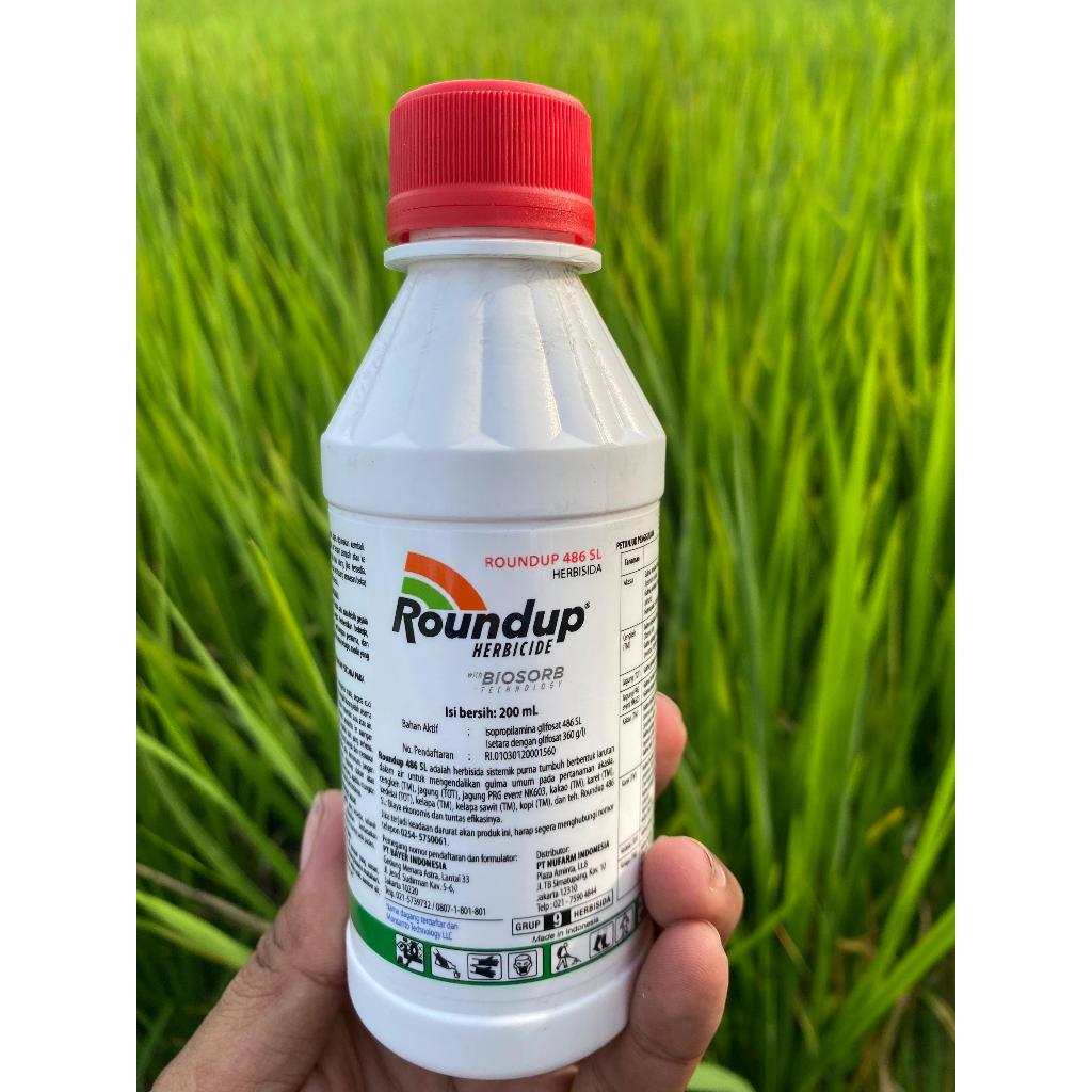 Jual Obat Pembasmi Rumput Sampai ke Akarnya Herbisida Roundup 486 SL ...