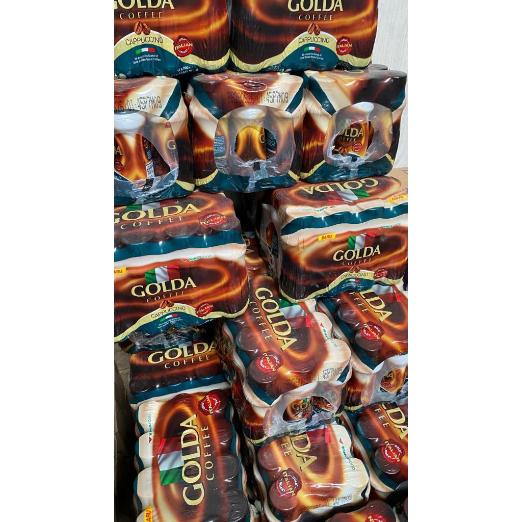 Jual Golda Coffee Cappuccino Botol | Kopi Siap Minum | 1 Pack Isi 12 ...