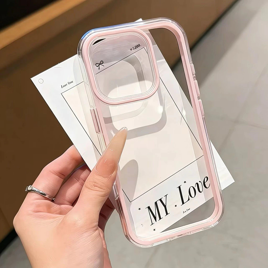 Jual COD Casing HP Anti Air Jatuh Lembut Transparan Warna macaron yang ...
