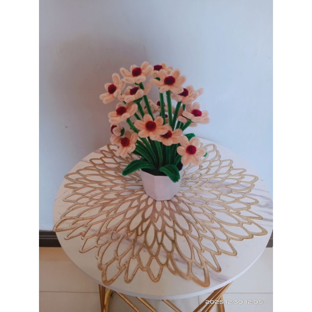 Jual Bunga Goyang Kawat Bulu Mercy Diameter 8cm | Shopee Indonesia