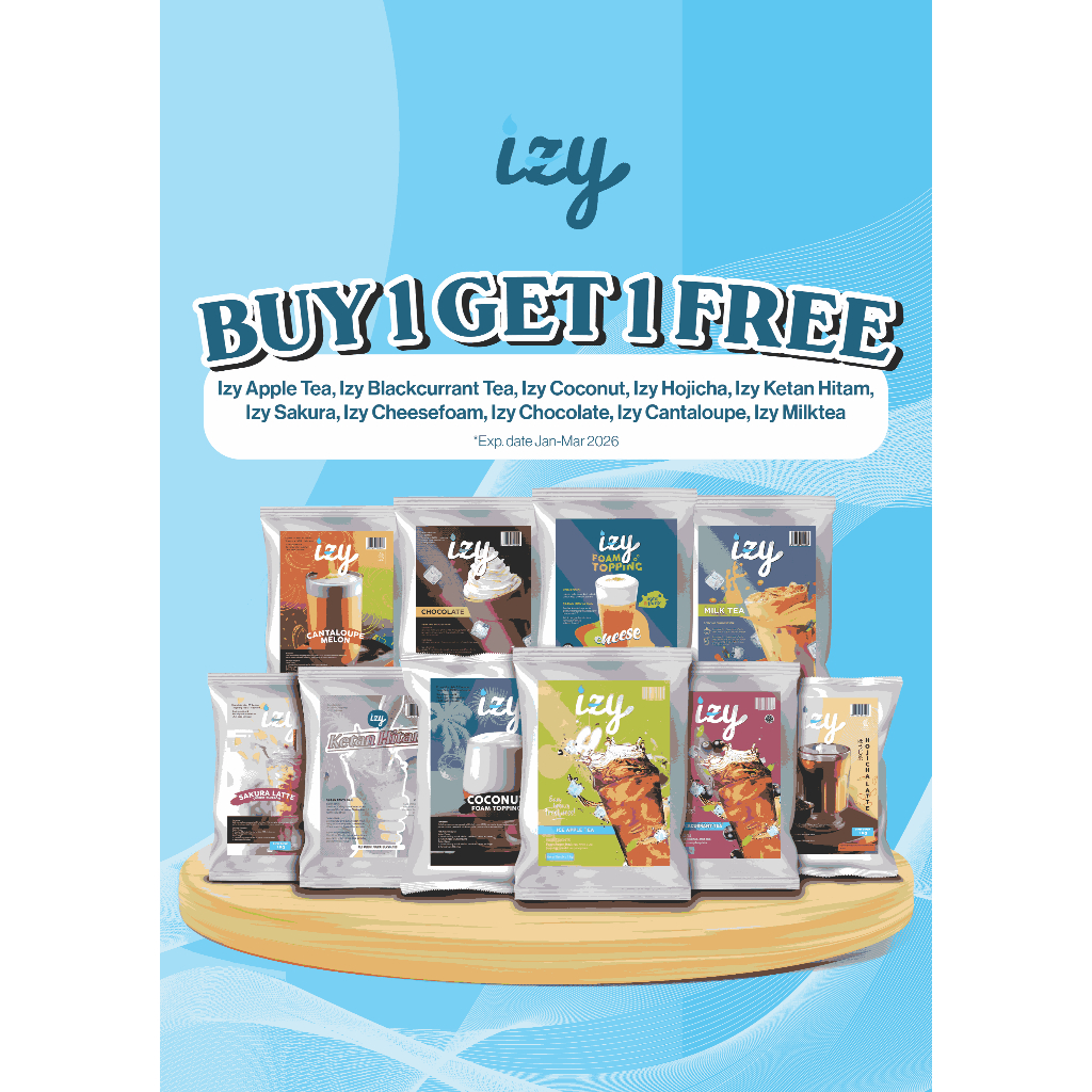 Jual IZY MILK TEA POWDER 1KG 1000GR | Shopee Indonesia