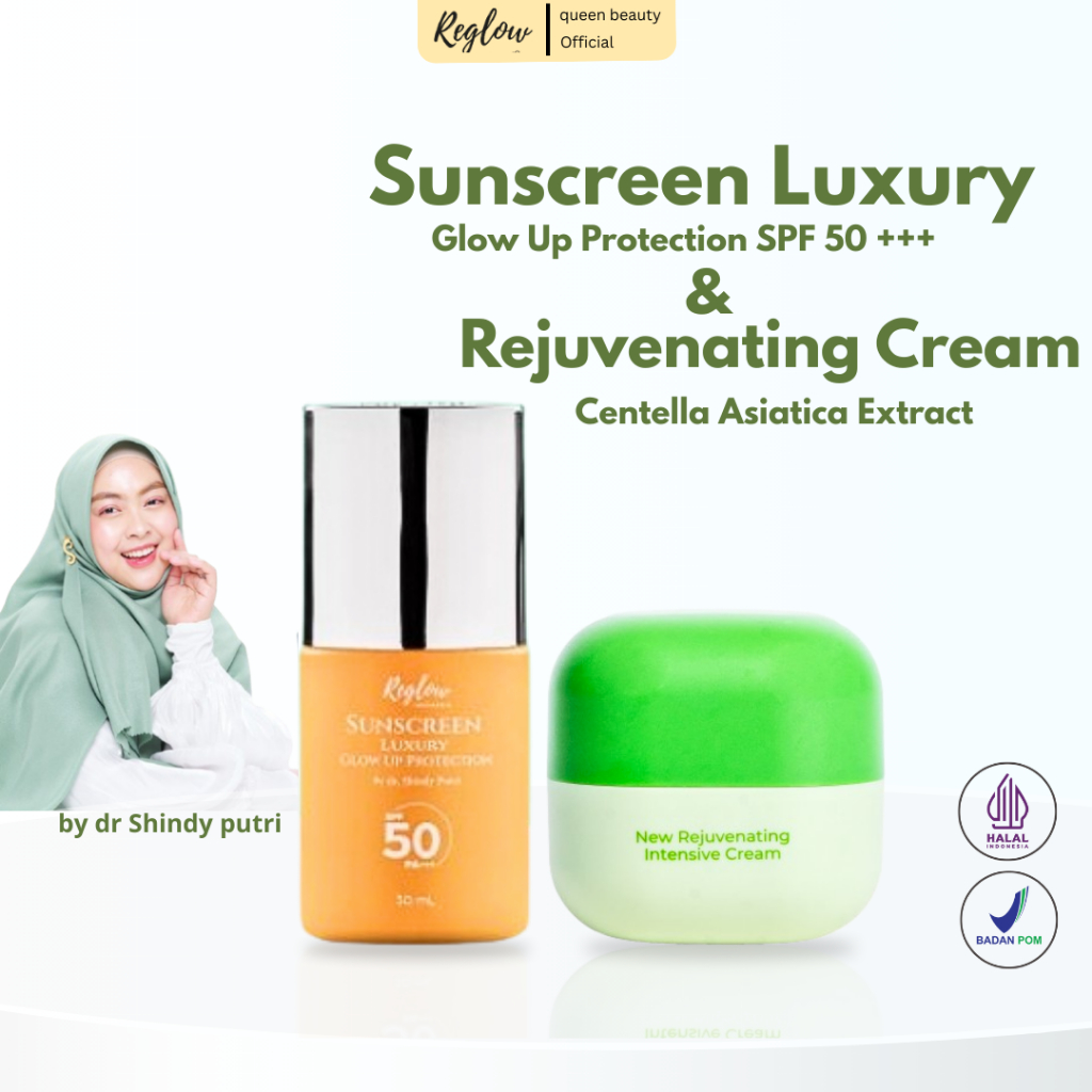 Jual Reglow New Rejuvenating Intensive Cream / Reglow Sunscreen Luxury ...