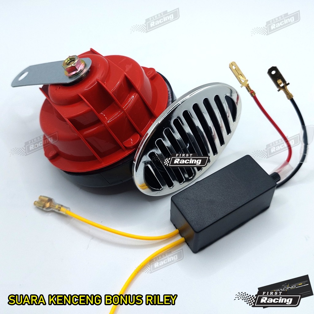 Jual klakson keong + modul riley suara putus-putus bisa semua motor ...