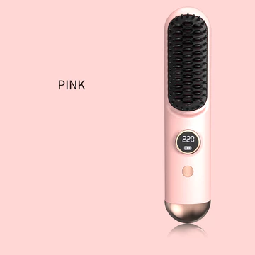 Nirkabel Elektrik Catok Portable Hair Pelurus Electric Hair Comb Straightener Desain Portabel