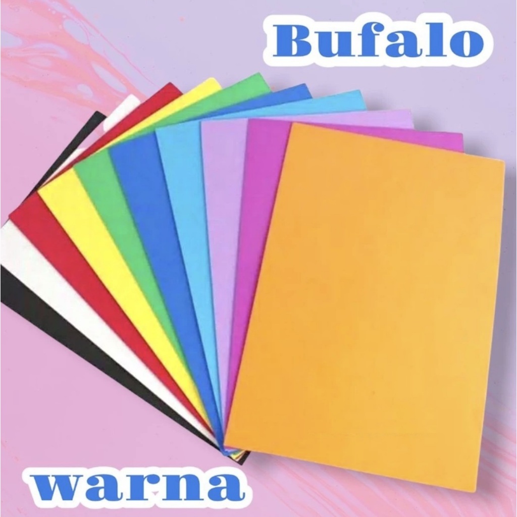 Jual BUFALO KERTAS BUFFALO POLOS UKURAN FOLIO F4 - KARTON MANILA BC ...