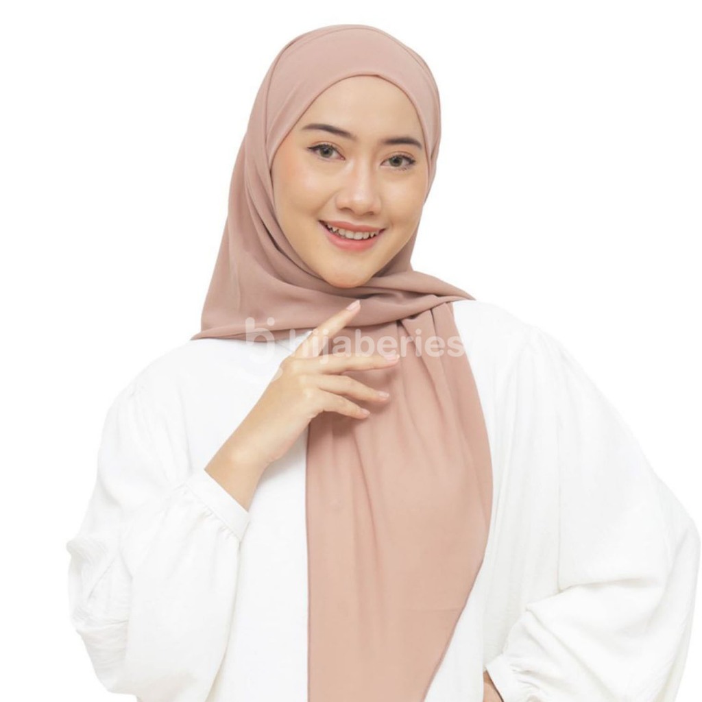 Hijaberies Olivia Square Instan Hijab Segiempat Instan Bandana Oval Malay