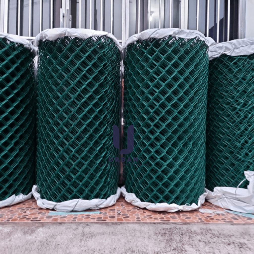 Jual Pagar Kawat Harmonika PVC tinggi 1,2 meter lubang 5 cm tebal 2,7 ...