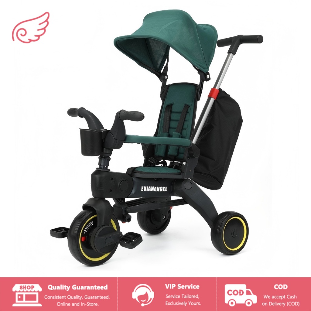 Jual EVIANANGEL Sepeda Roda Tiga Tricycle Stroller Baby Sepeda Anak ...