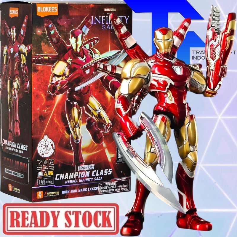 Jual BLOKEES CC01 Marvel The Infinity Saga Iron Man MK85 SE Champion ...