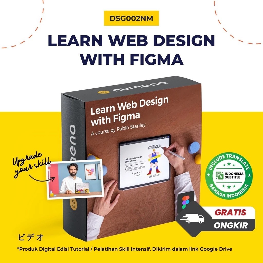 Jual Ecourse Learn Web Design With Figma UI UX Desain Kursus Online ...